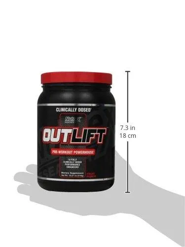 Research Outlift Preworkout Supplement Fruit Punch 496 Gram