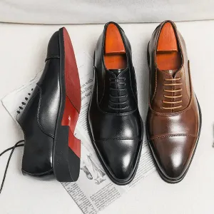 Rosso Il  Red Bottom Oxford Shoes - Elegance and Sophistication for the Modern Gentleman