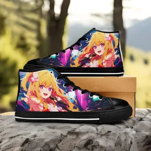 Ruby Hoshino Oshi no Ko Shoes High Tops Sneakers for Kids and Adults