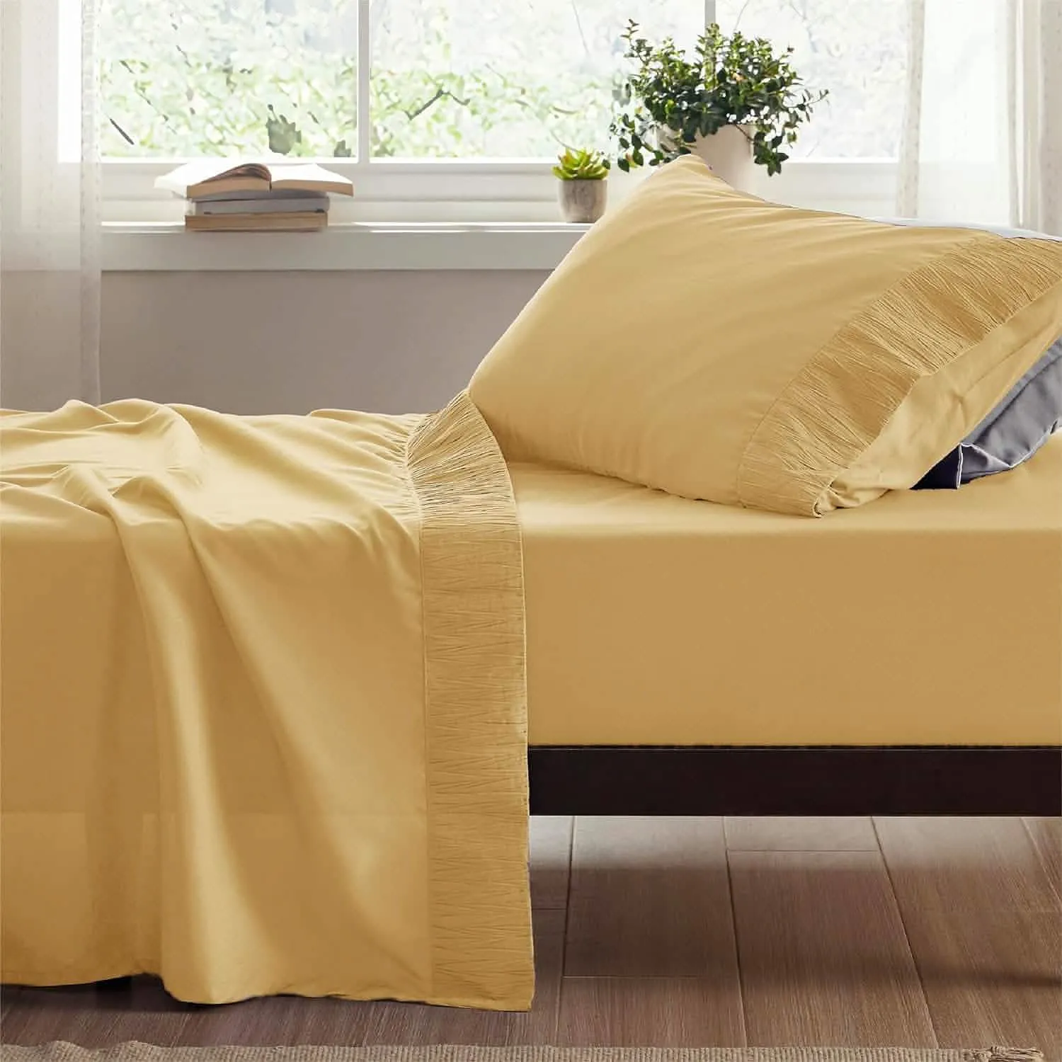 Ruched Sheet Set-2