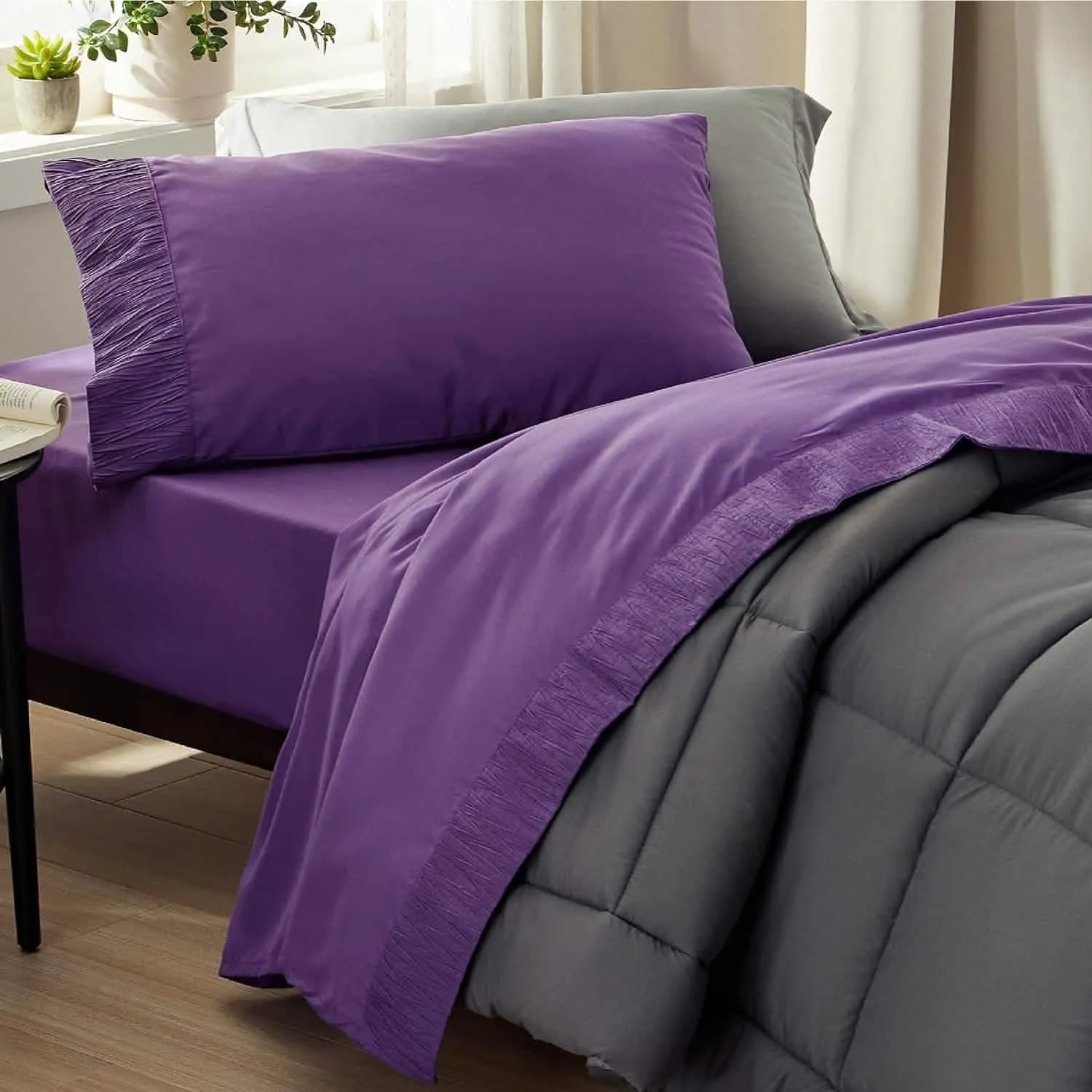 Ruched Sheet Set-2