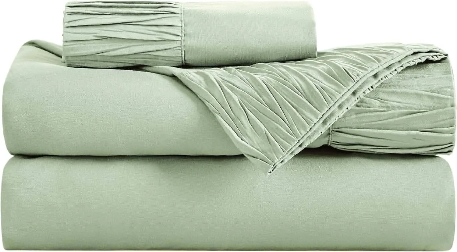 Ruched Sheet Set-2