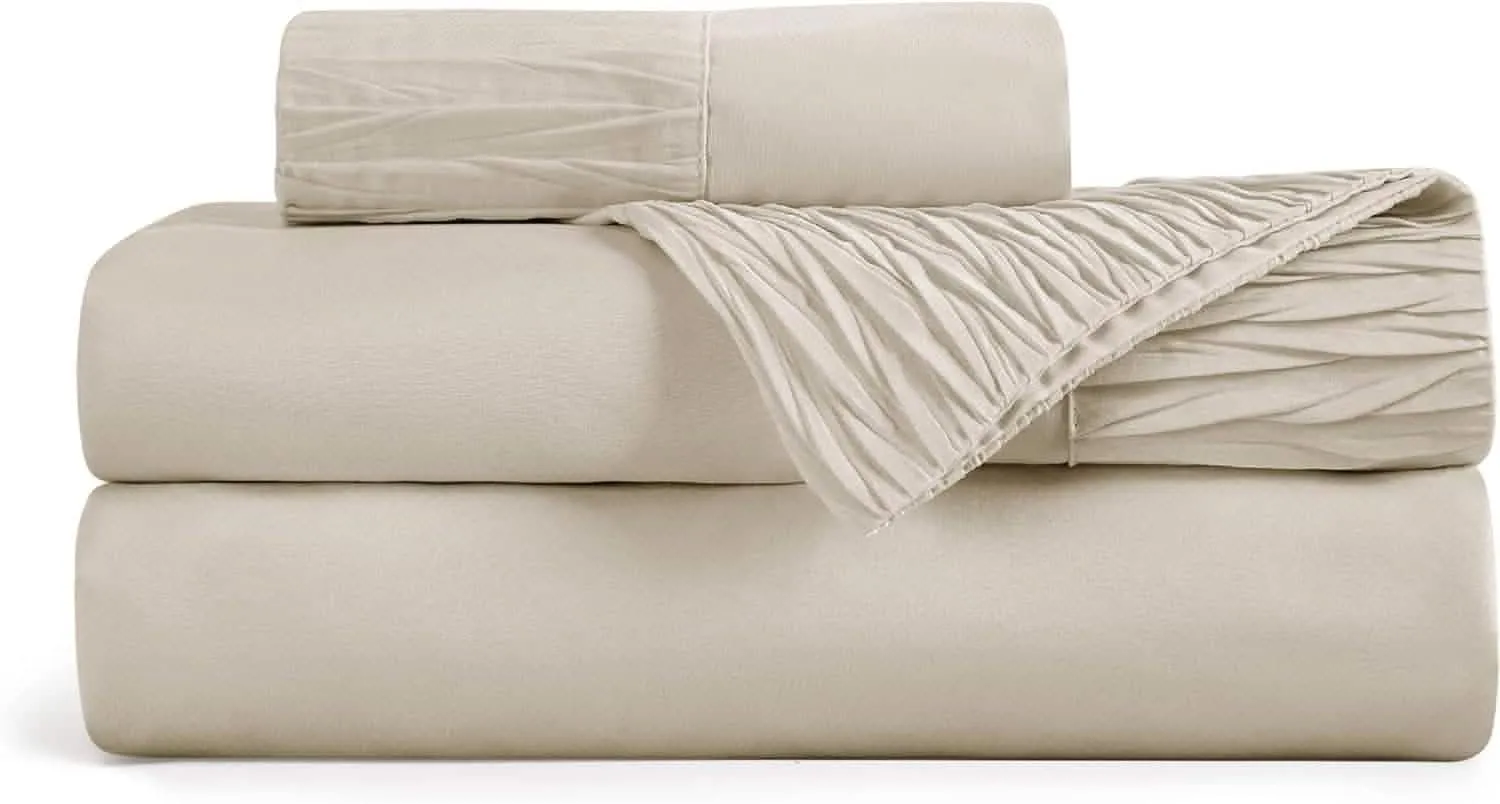 Ruched Sheet Set-2