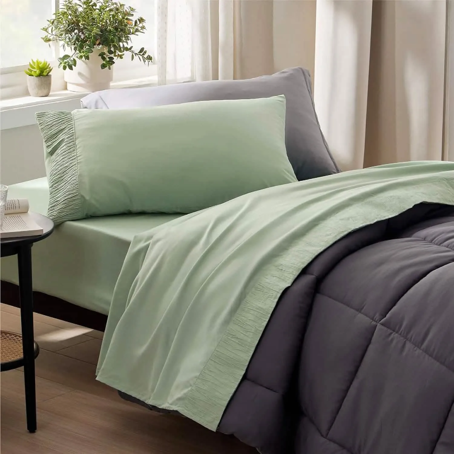 Ruched Sheet Set-2