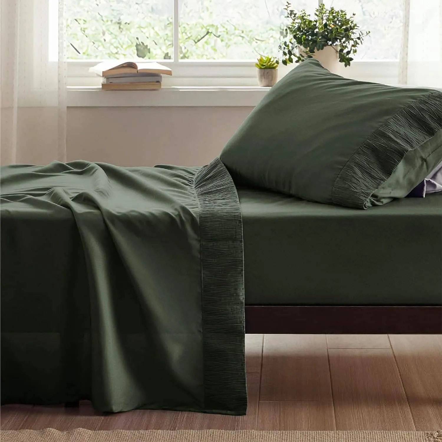Ruched Sheet Set-2