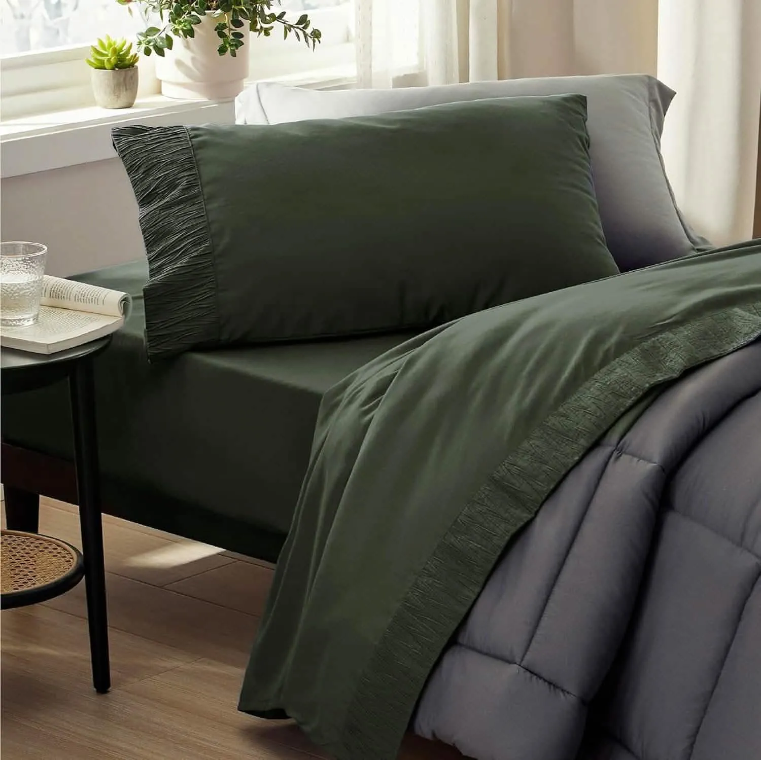 Ruched Sheet Set-2