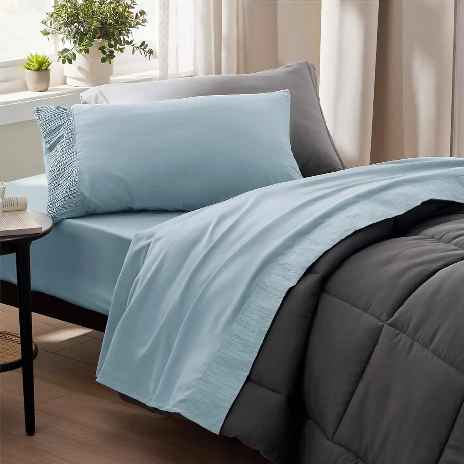 Ruched Sheet Set-2