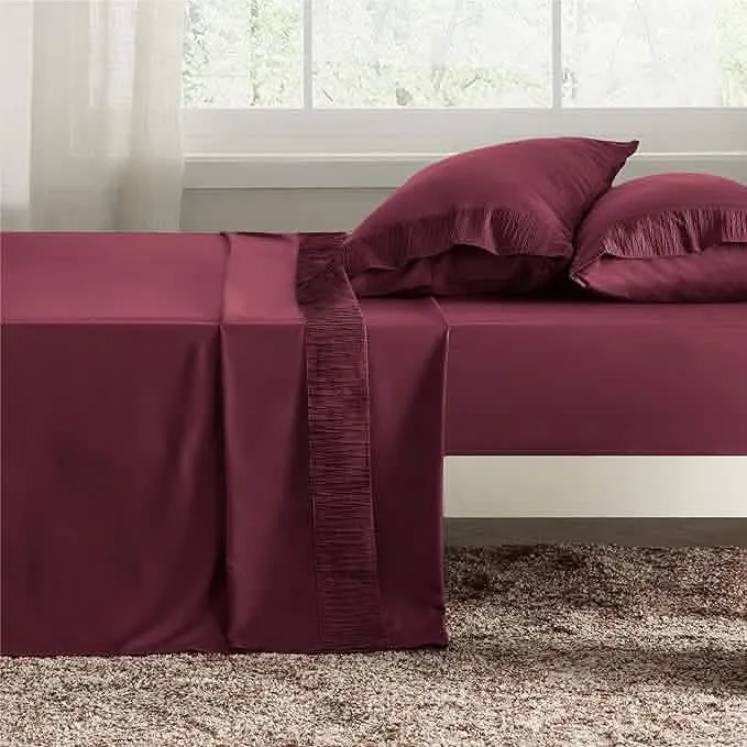 Ruched Sheet Set-2