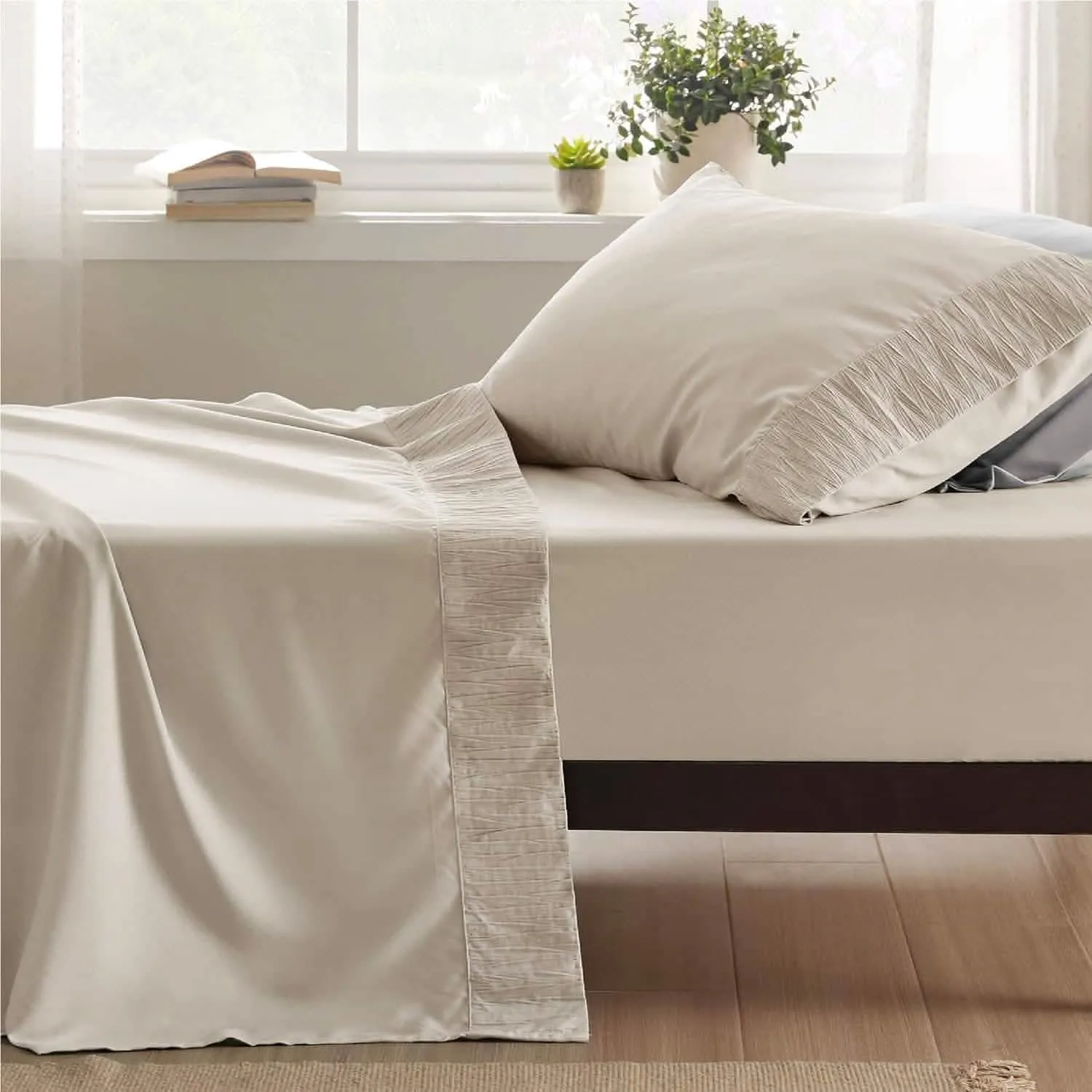 Ruched Sheet Set-2