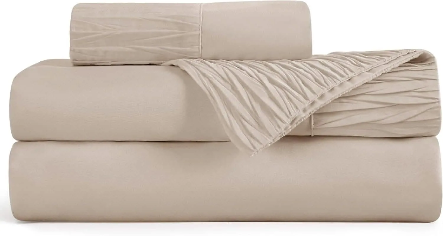 Ruched Sheet Set-2