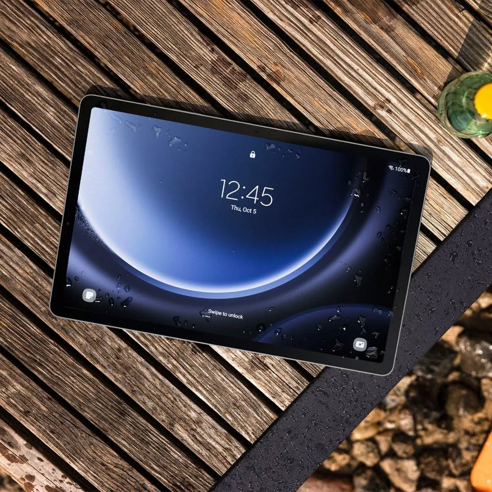 Samsung Galaxy Tab S9 FE 10.9” 128GB WiFi Android Tablet, Large Display, Long Battery Life, Powerful Processor, S Pen, 8MP Camera, Lightweight Durable Design, Expandable Storage, US Version,2023, Gray
