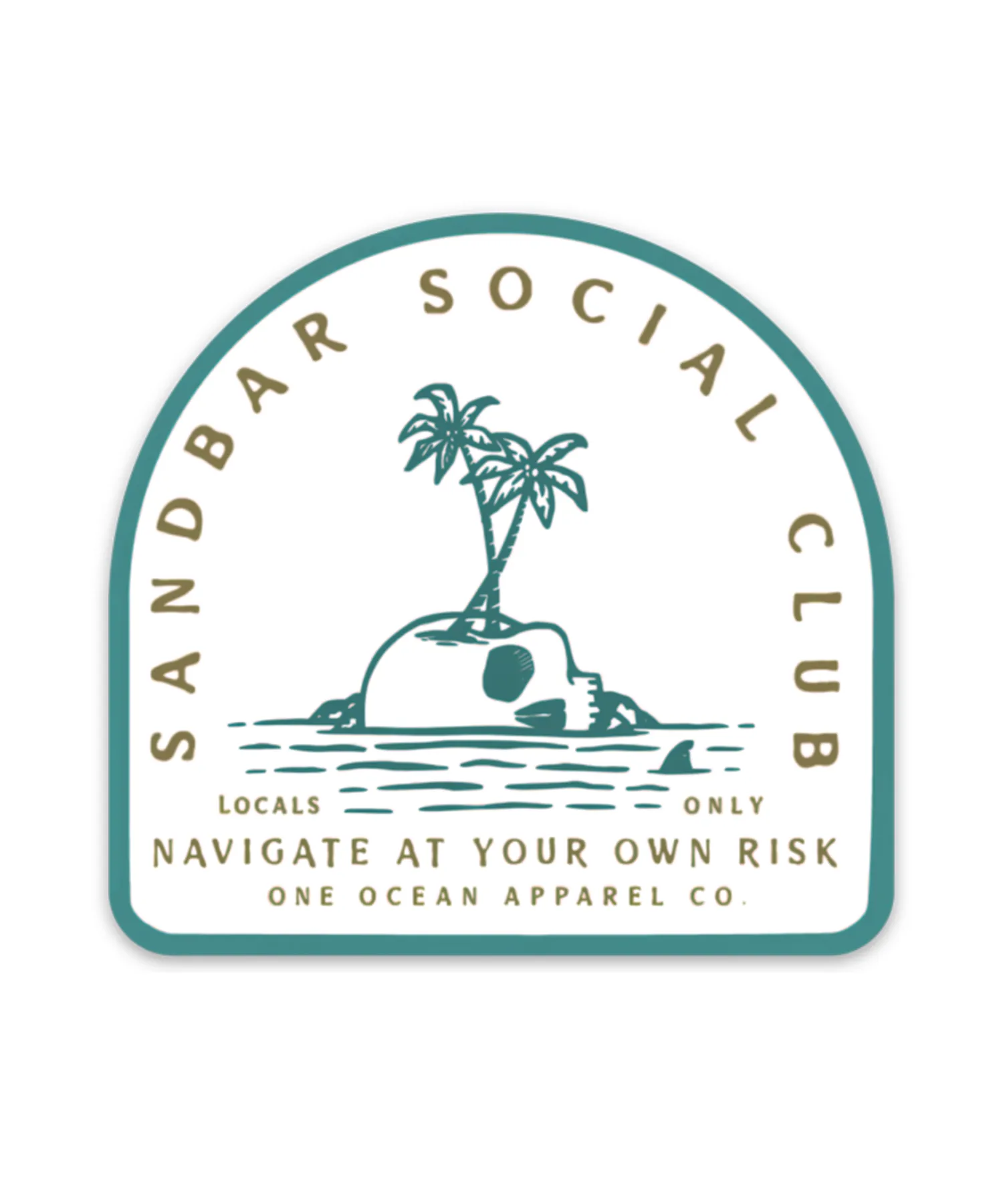Sandbar Social Club Sticker
