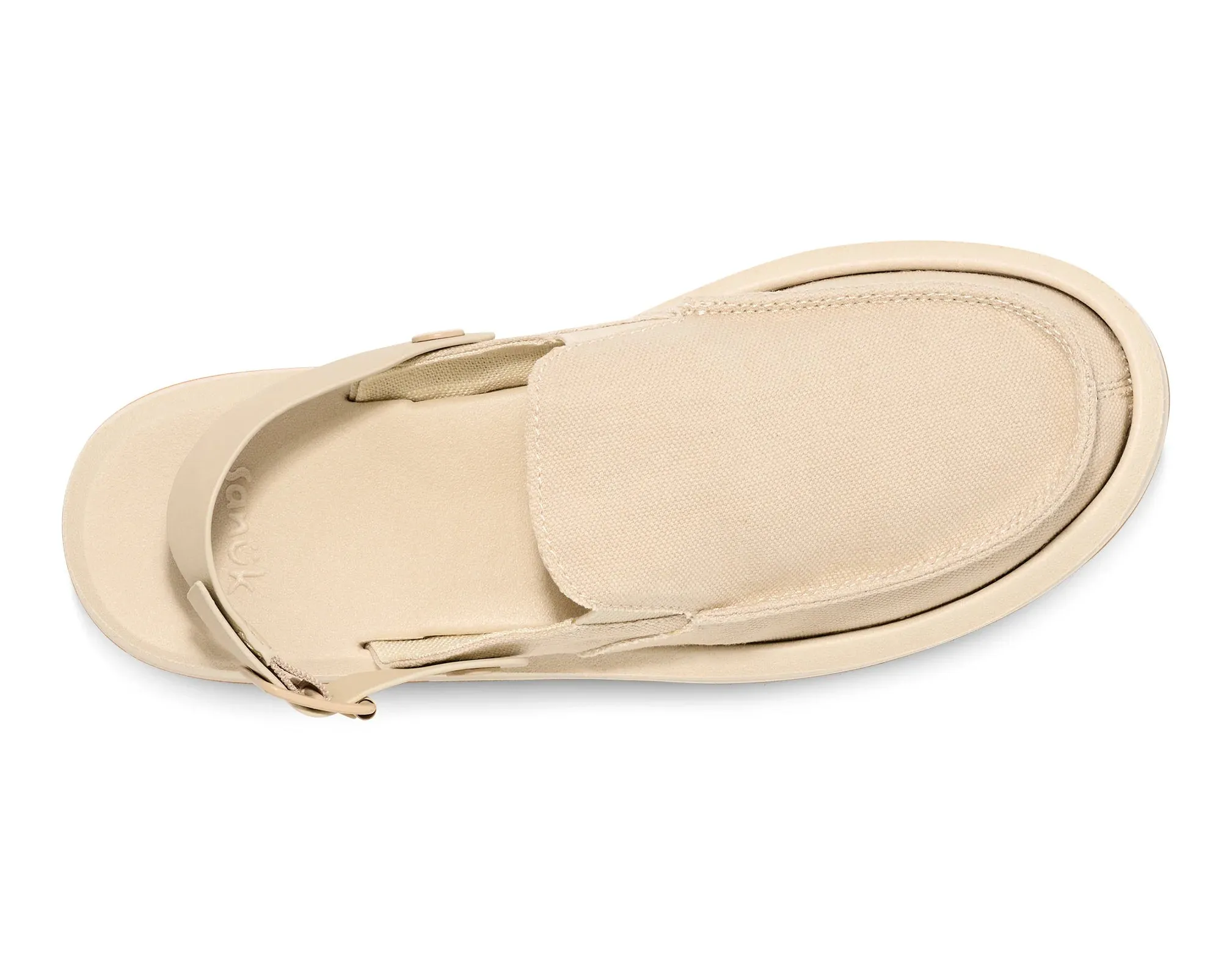 Sanuk Womens Donna Mesa Mule Shoes - Brown Rice