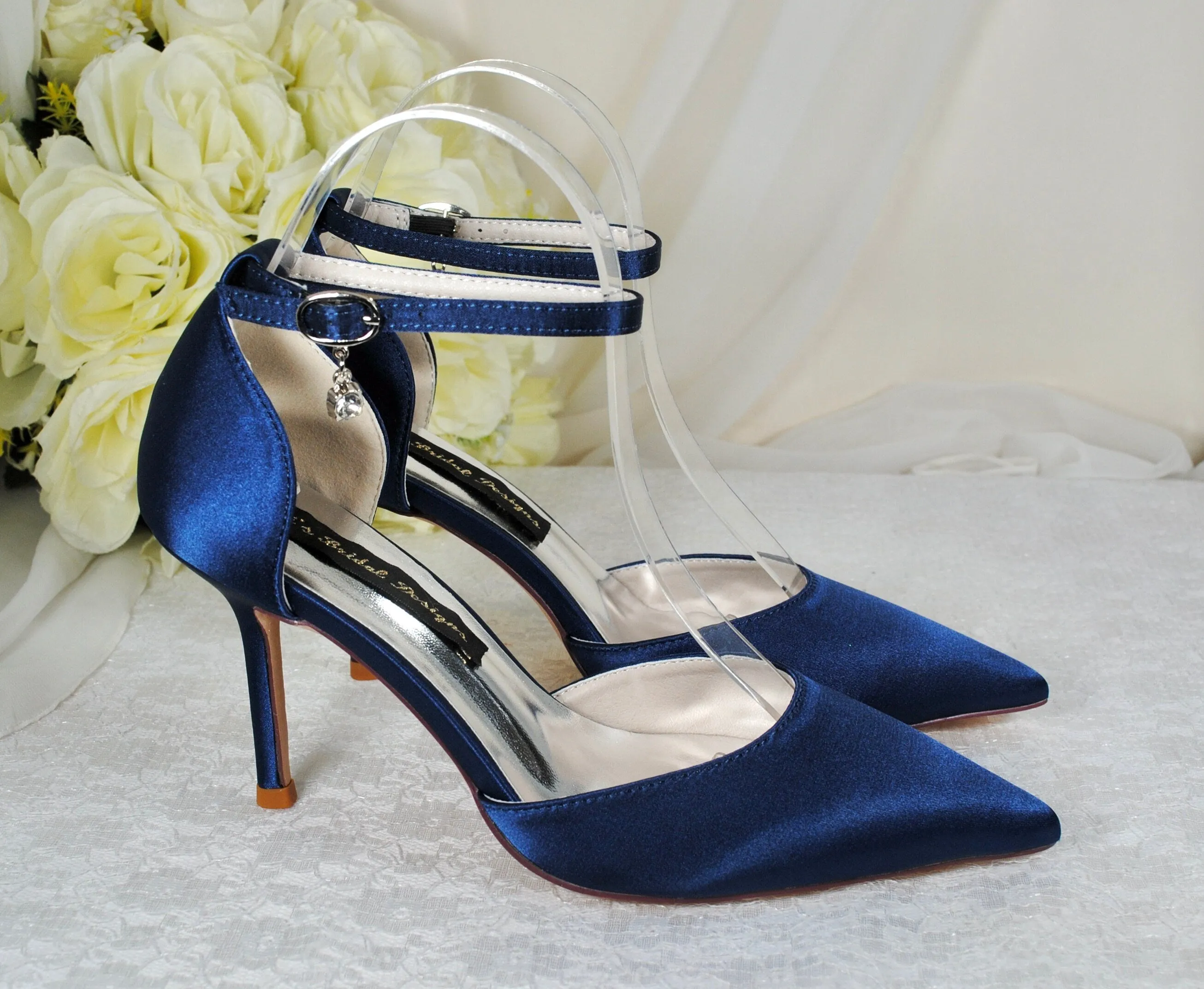Satin Wedding Sandals | Custom Colours