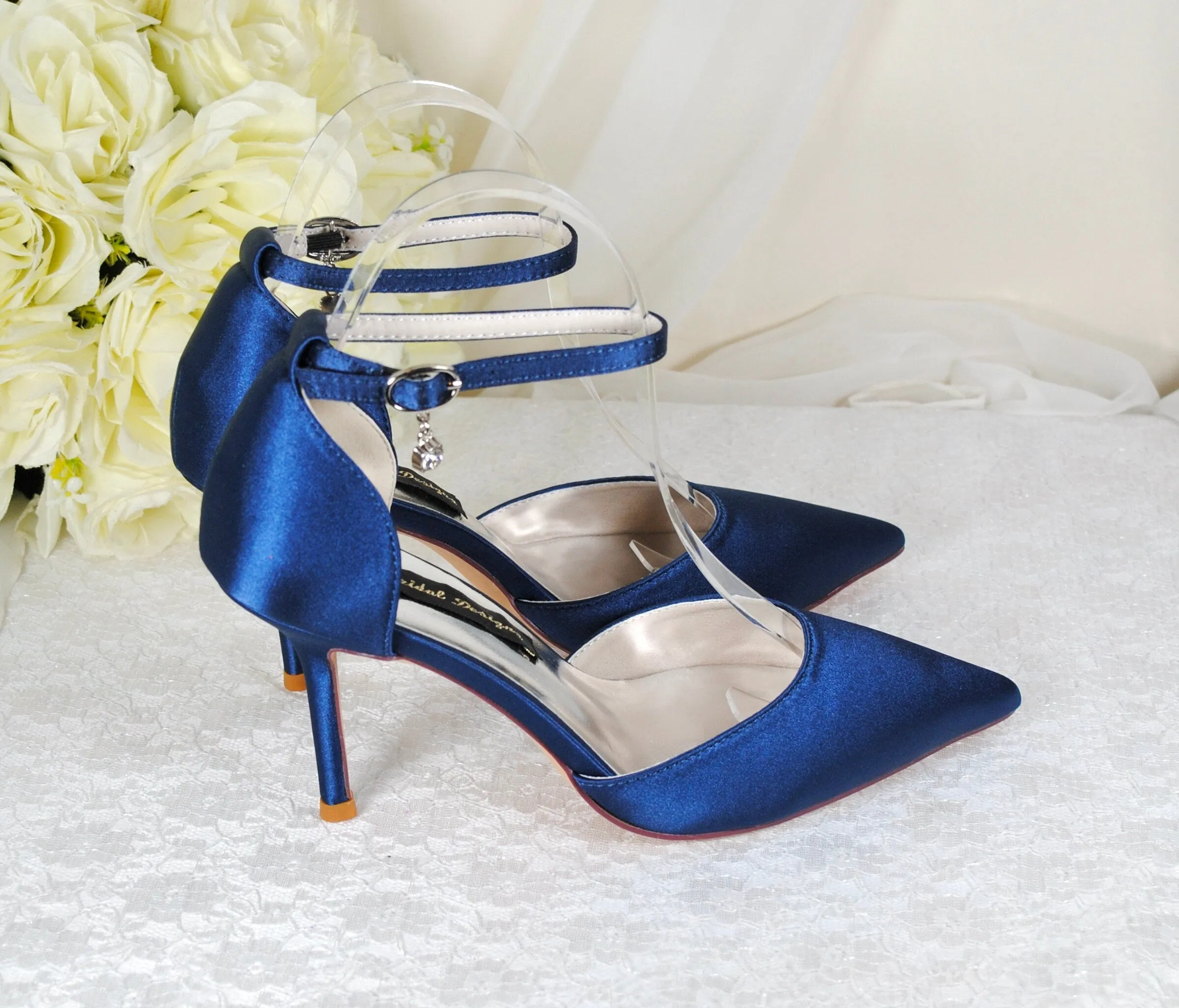 Satin Wedding Sandals | Custom Colours