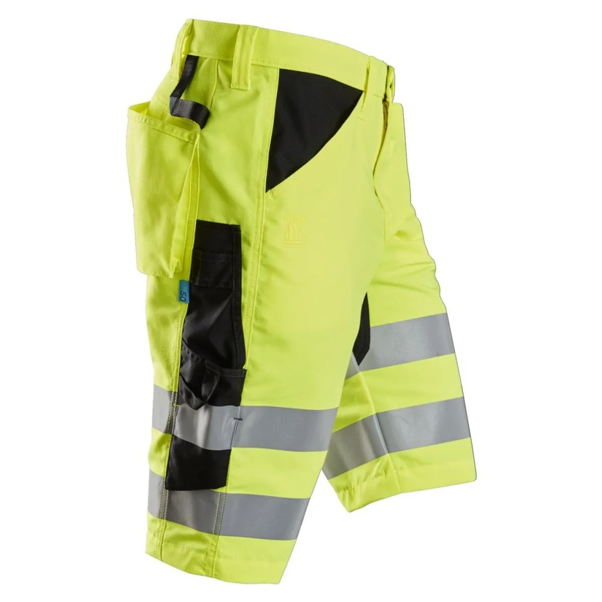 Snickers&#x20;6132&#x20;LiteWork&#x20;High-Vis&#x20;Korte&#x20;Broek&#x2B;,&#x20;Class&#x20;1&#x20;-&#x20;High&#x20;Vis&#x20;Orange&#x2F;Black