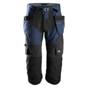 Snickers&#x20;6905&#x20;FlexiWork,&#x20;Work&#x20;Pirate&#x20;Trousers&#x2B;&#x20;with&#x20;Holster&#x20;Pockets&#x20;-&#x20;Navy
