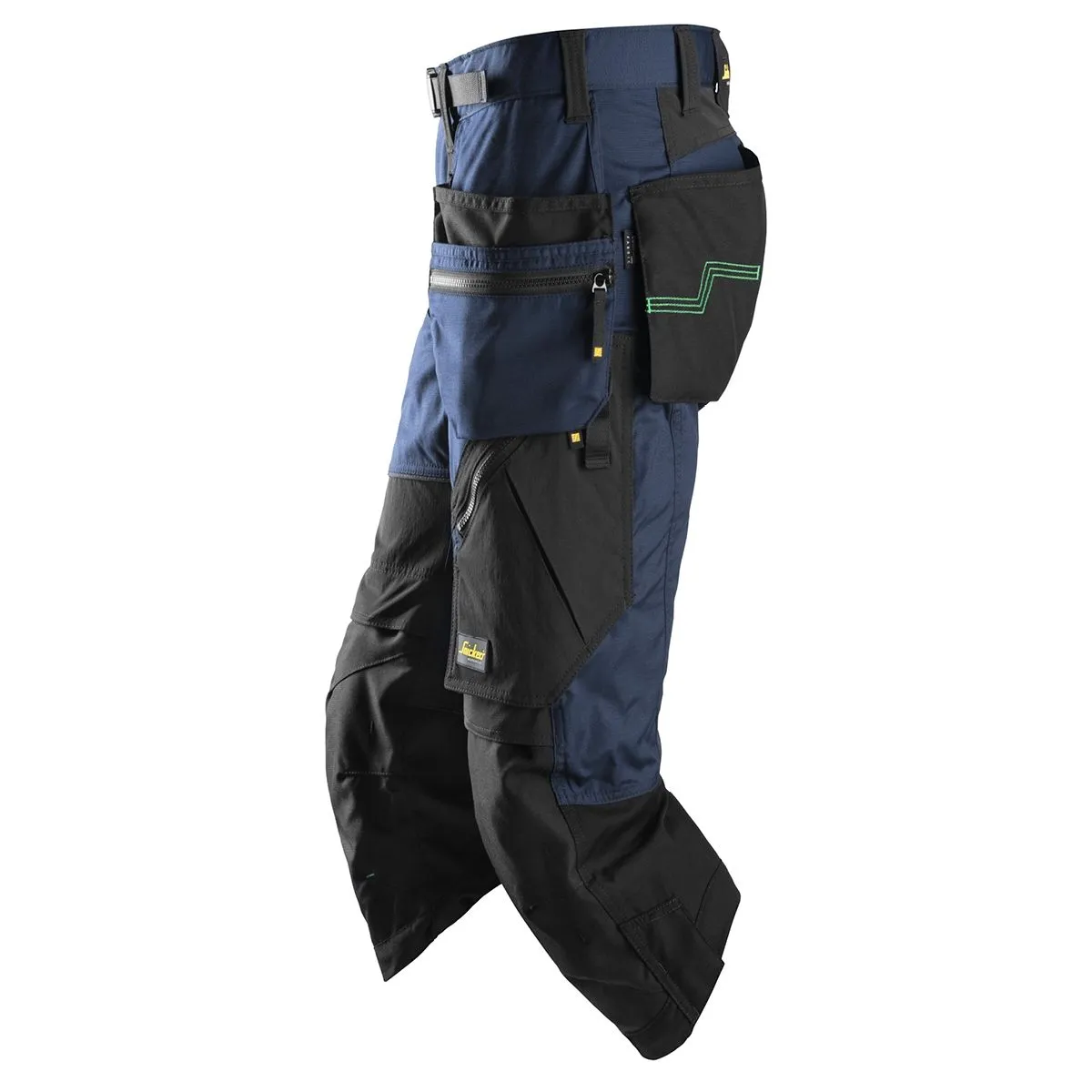 Snickers&#x20;6905&#x20;FlexiWork,&#x20;Work&#x20;Pirate&#x20;Trousers&#x2B;&#x20;with&#x20;Holster&#x20;Pockets&#x20;-&#x20;Navy