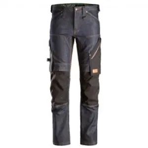 Snickers&#x20;6956&#x20;FlexiWork,&#x20;Denim&#x20;Work&#x20;Trousers&#x2B;