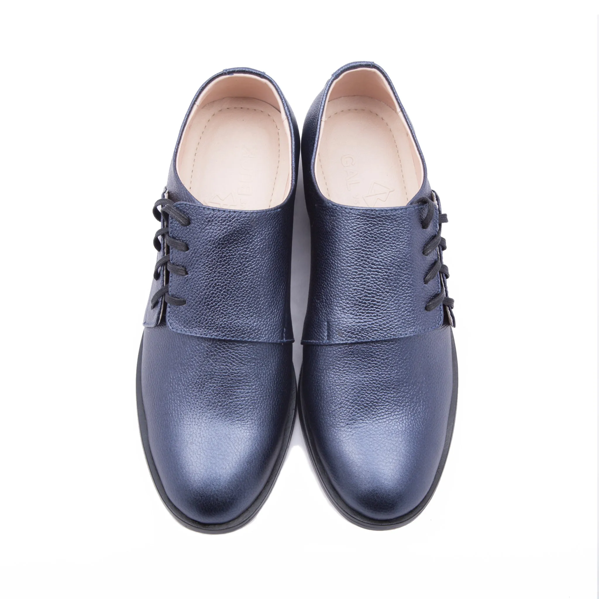 Solid Derby Metallic Blue