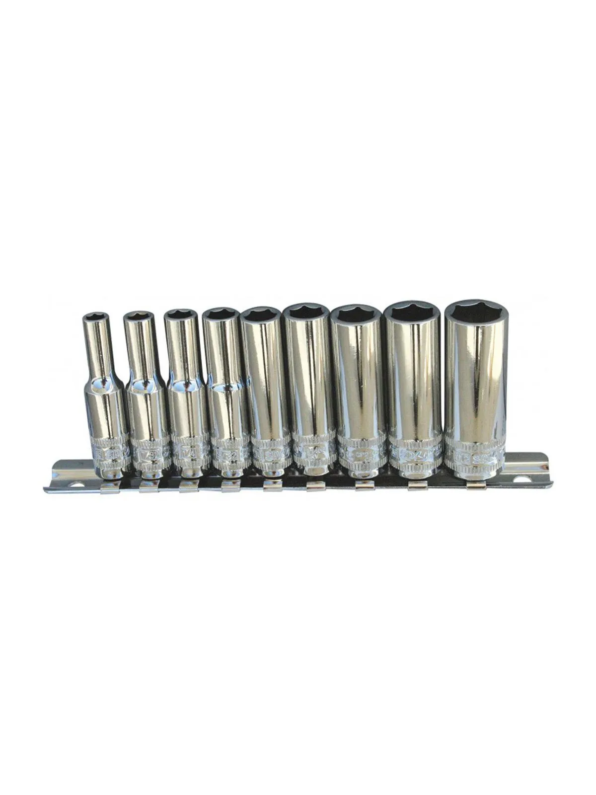 SP20141&#x20;1&#x2F;4&quot;Dr&#x20;Deep&#x20;Socket&#x20;Rail&#x20;9pc&#x20;SAE&#x20;-&#x20;6pt&#x20;-&#x20;SP&#x20;Tools&#x20;