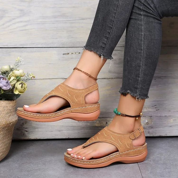 Summer Beach Flip Flops For Women Clip Toe Ladies Shoes