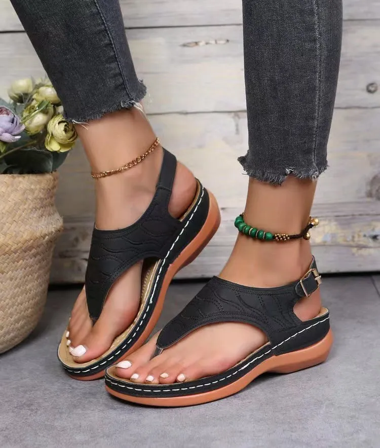 Summer Beach Flip Flops For Women Clip Toe Ladies Shoes