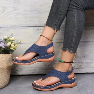 Summer Beach Flip Flops For Women Clip Toe Ladies Shoes