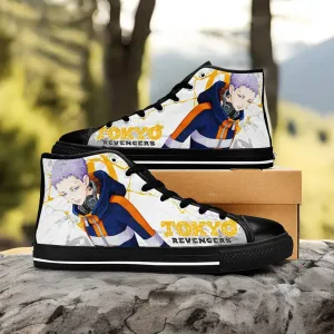 Takashi Mitsuya Tokyo Revengers Shoes High Tops Sneakers for Kids and Adults