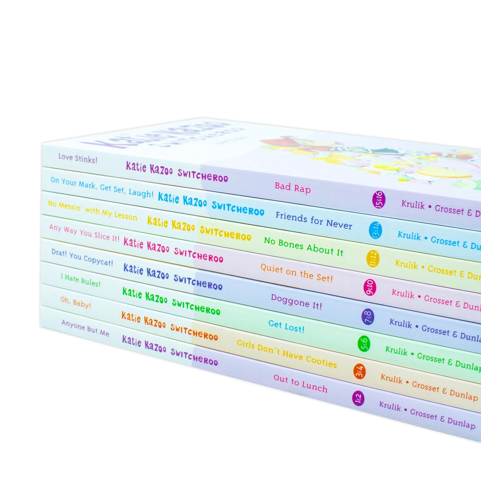 The Katie Kazoo Switcheroo 8 Flips Books With 16 Stories Collection Box Set Plus Bookmark