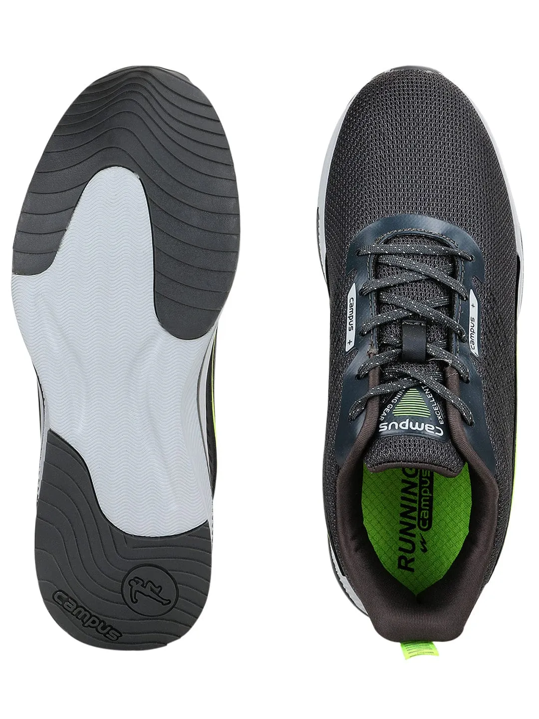 THRILL Grey Men's Running Shoes