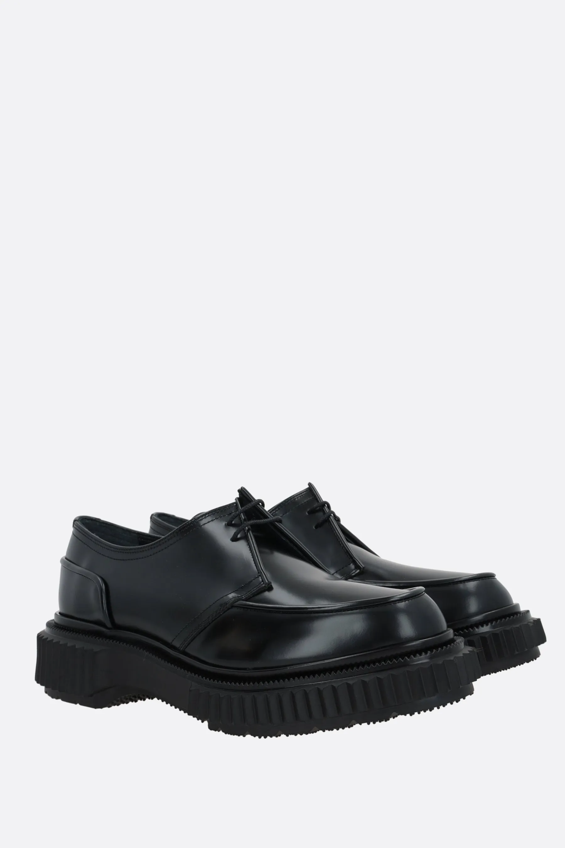 Type 132 derby shoes in brushed leather