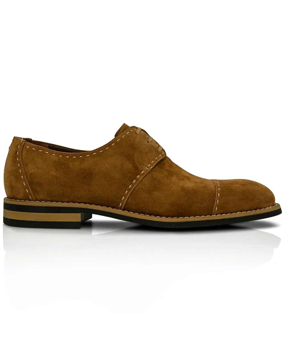 Urban Cowboy Monaco Suede Cap Toe Derby