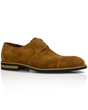 Urban Cowboy Monaco Suede Cap Toe Derby