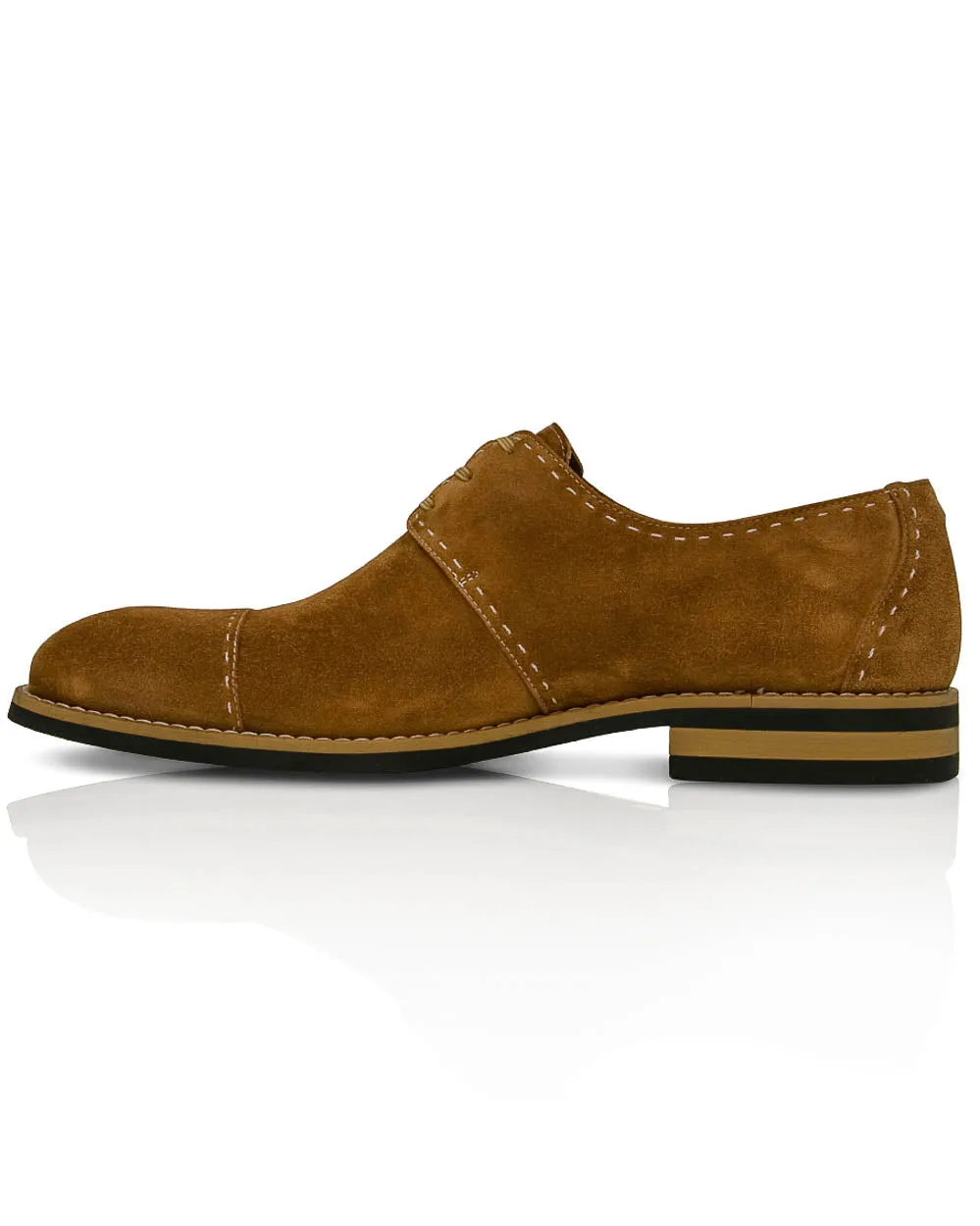 Urban Cowboy Monaco Suede Cap Toe Derby