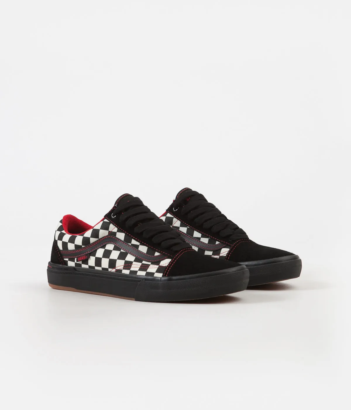 Vans Old Skool Pro BMX Shoes - (Kevin Peraza) Black / Checkerboard