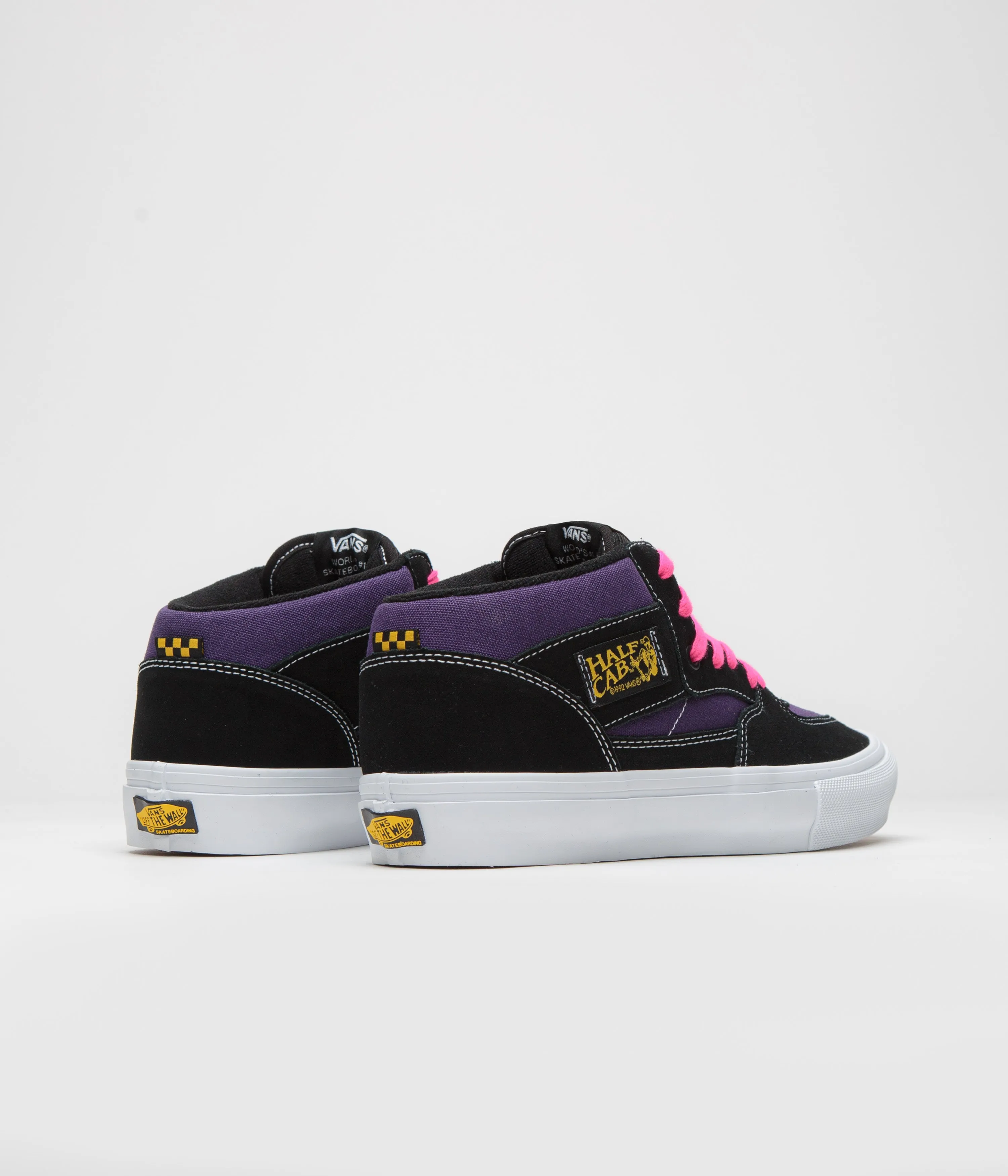 Vans Skate Half Cab Shoes - Black / Purple