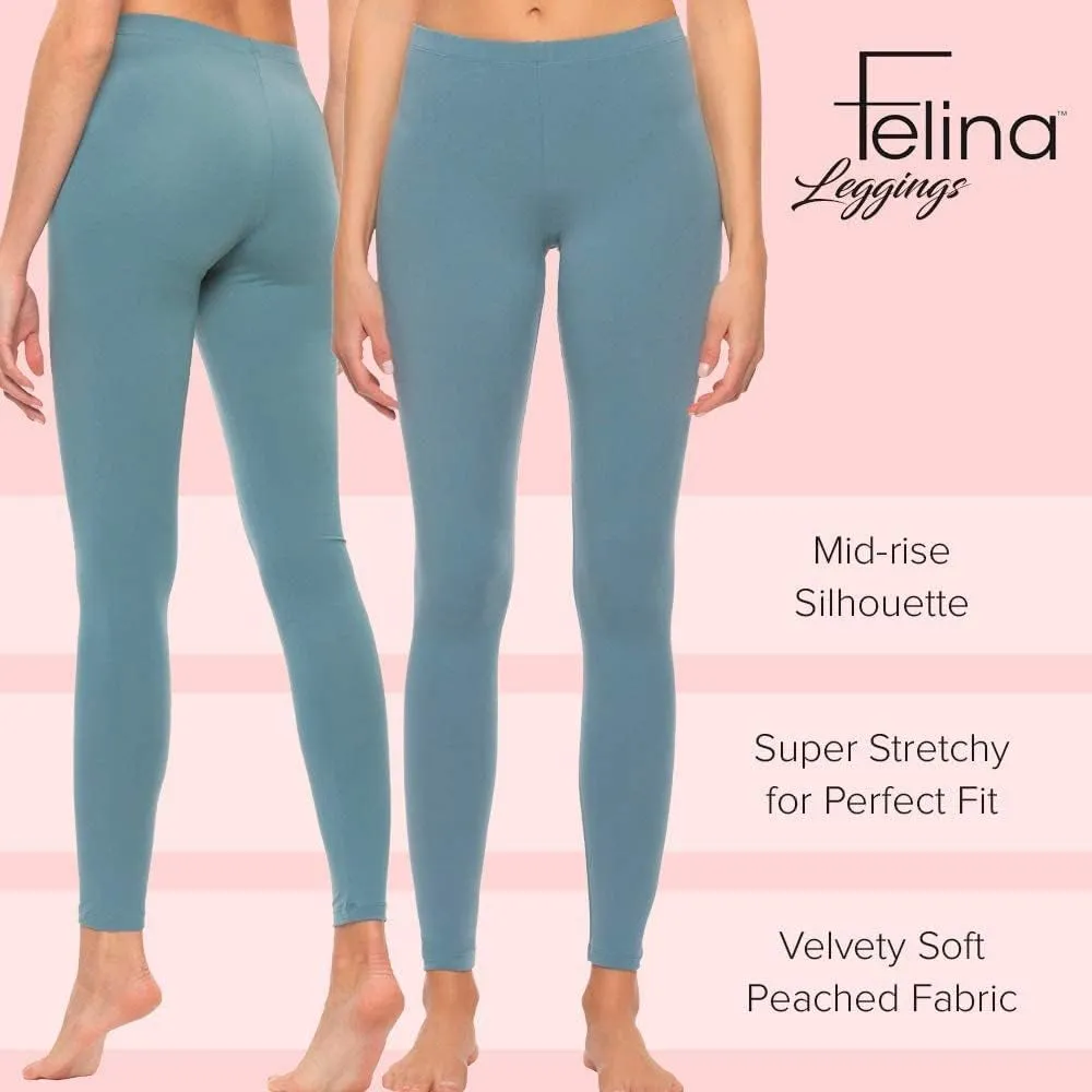 Velvety Soft Leggings for Women - Style 2801, Lightweight Yoga Pants, 4-Way Stretch, Breathable Women'S Leggings