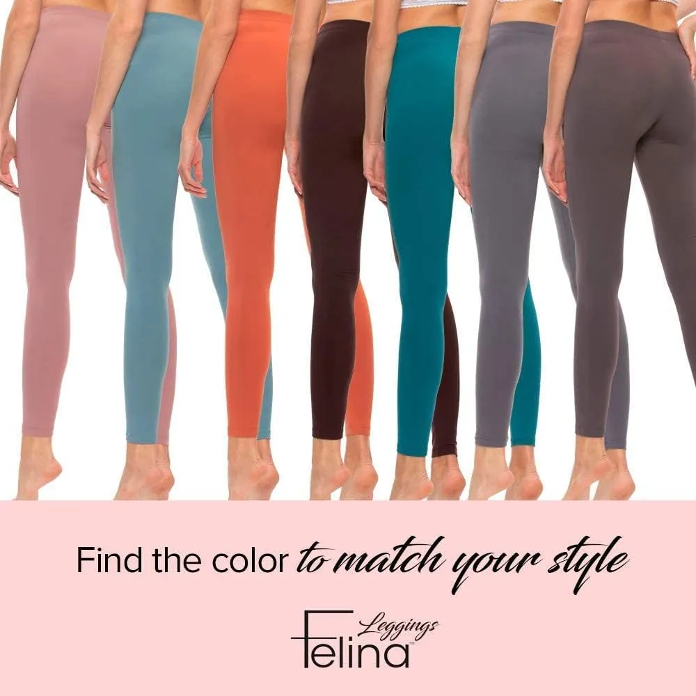 Velvety Soft Leggings for Women - Style 2801, Lightweight Yoga Pants, 4-Way Stretch, Breathable Women'S Leggings