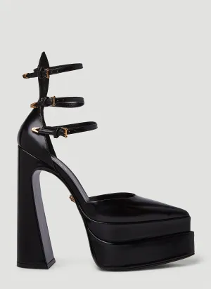 Versace Aevitas Pointy Platform Pumps