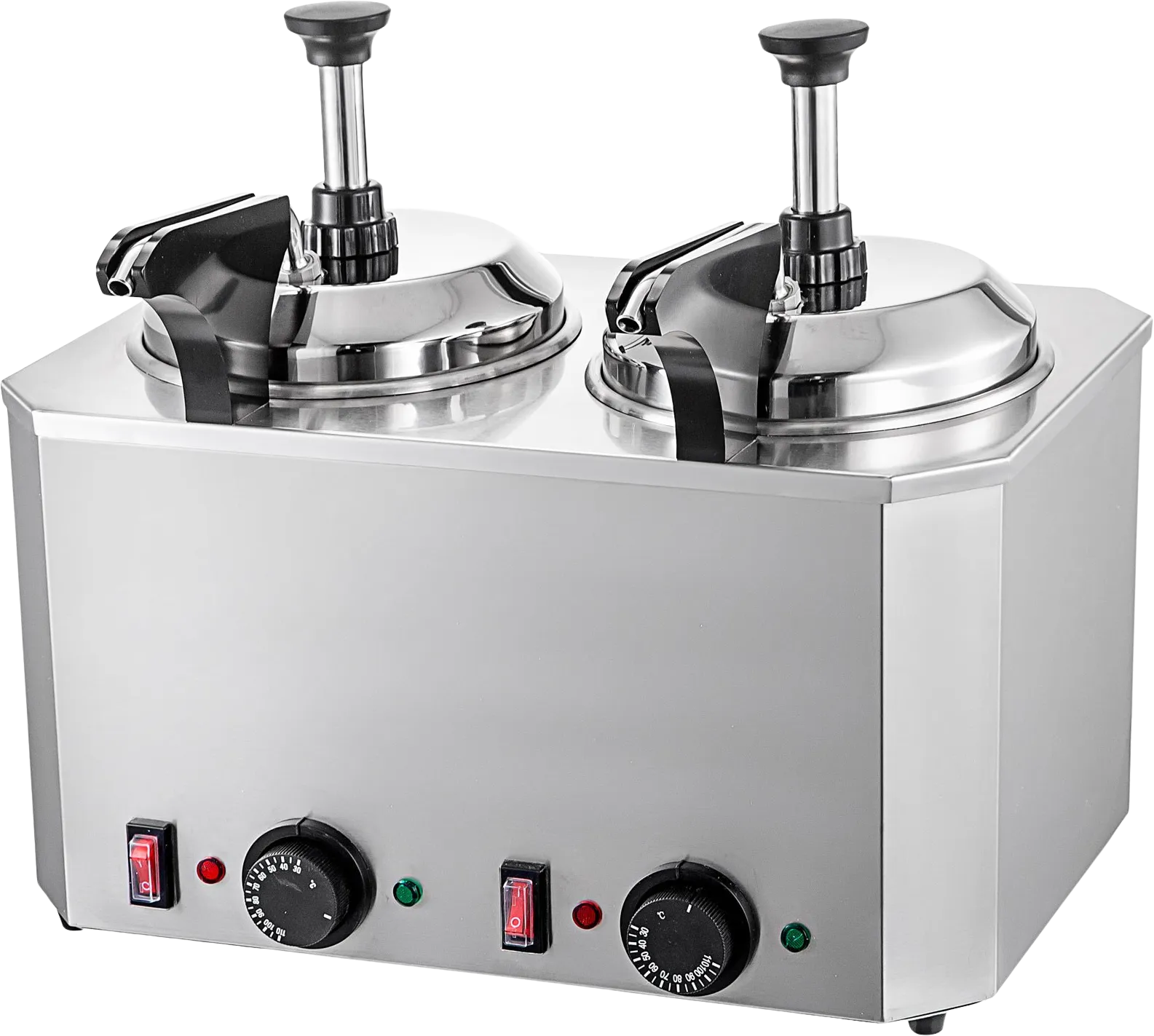 Vevor Cheese Warmer with Pump 4.8 Qt Capacity 1300W Stainless Steel Dispenser 86°F-230°F Temperature New