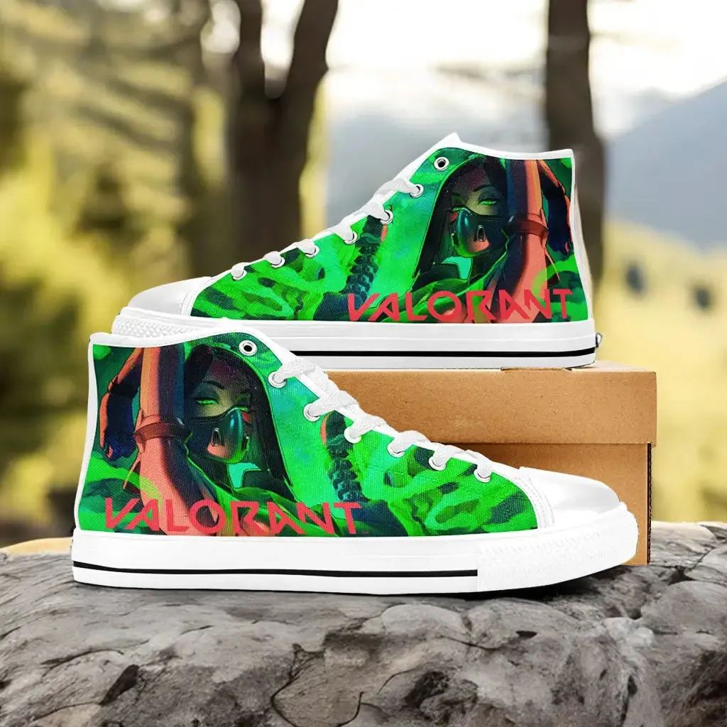 Viper Valorant Shoes High Top Sneakers for Kids and Adults