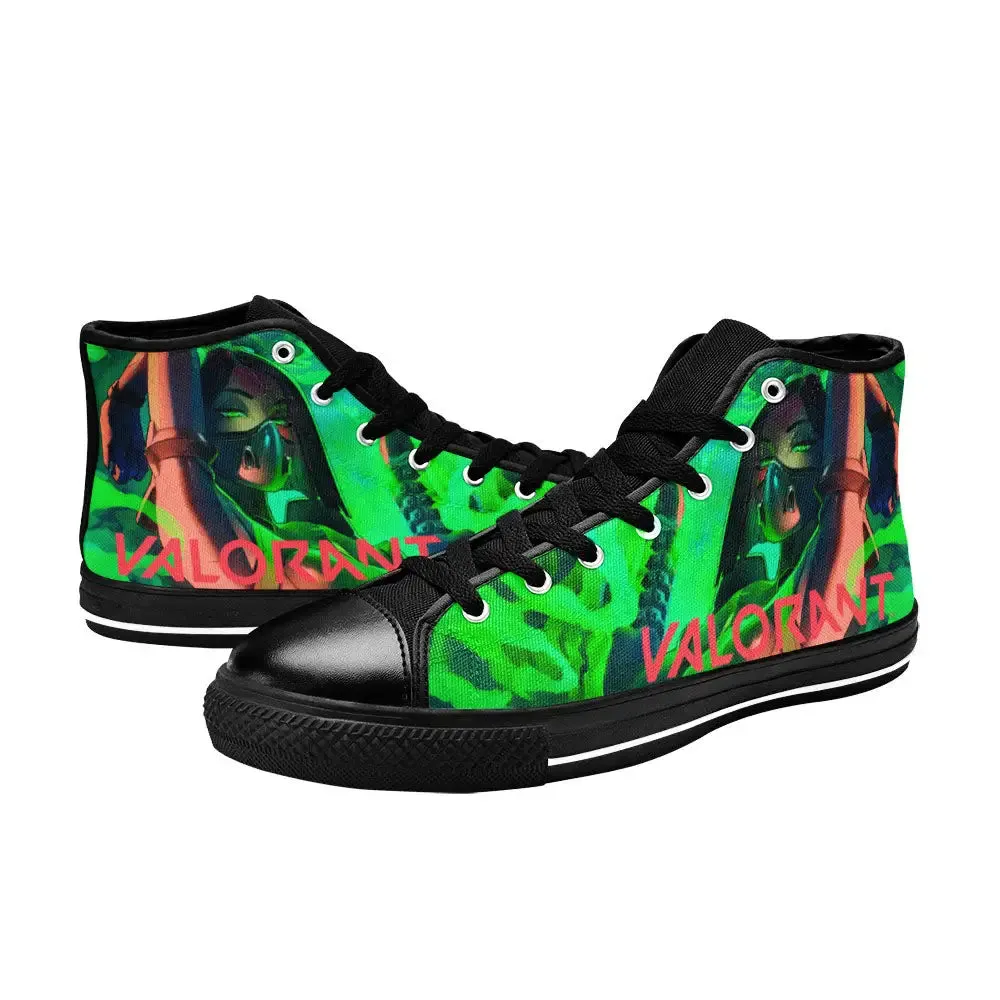 Viper Valorant Shoes High Top Sneakers for Kids and Adults