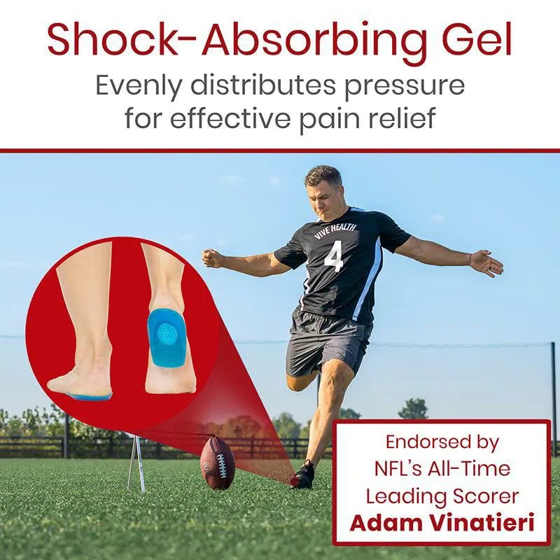 Vive Health Envelop Gel Heel Cups