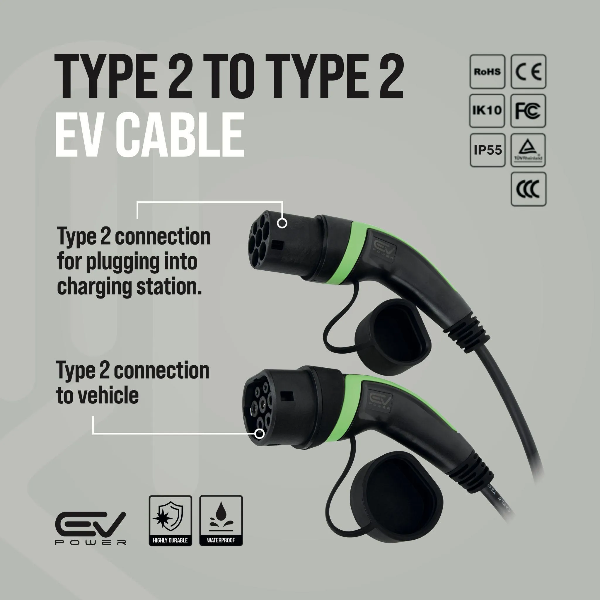 Volkswagen e-Golf  Charging Cables