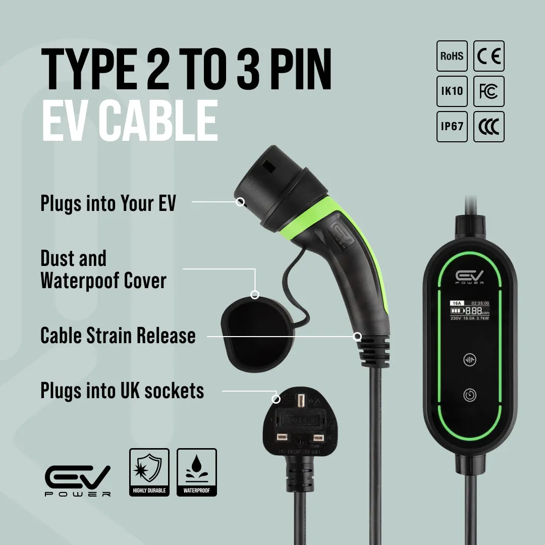 Volkswagen e-Golf  Charging Cables