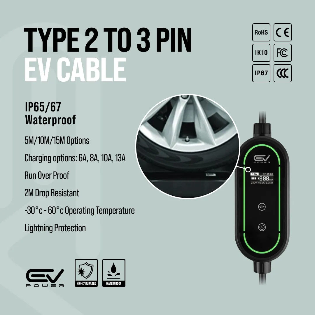 Volkswagen e-Golf  Charging Cables
