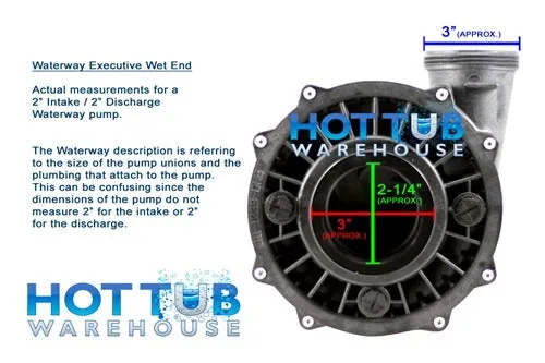 Waterway Executive 4 Horsepower 2 Spd 56 Frame Pump ME-40226-20 - 2" Intake