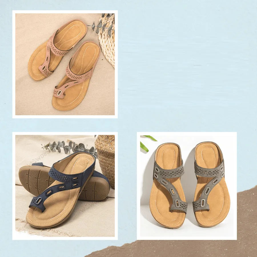 Woman Orthopedic 3 Arches-Support Comfy Premium Summer Slippers