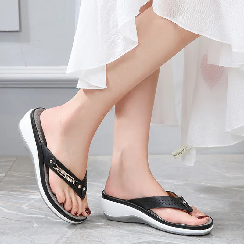 Women's Arch Support Soft Cushion Flip Flops Thong Sandals